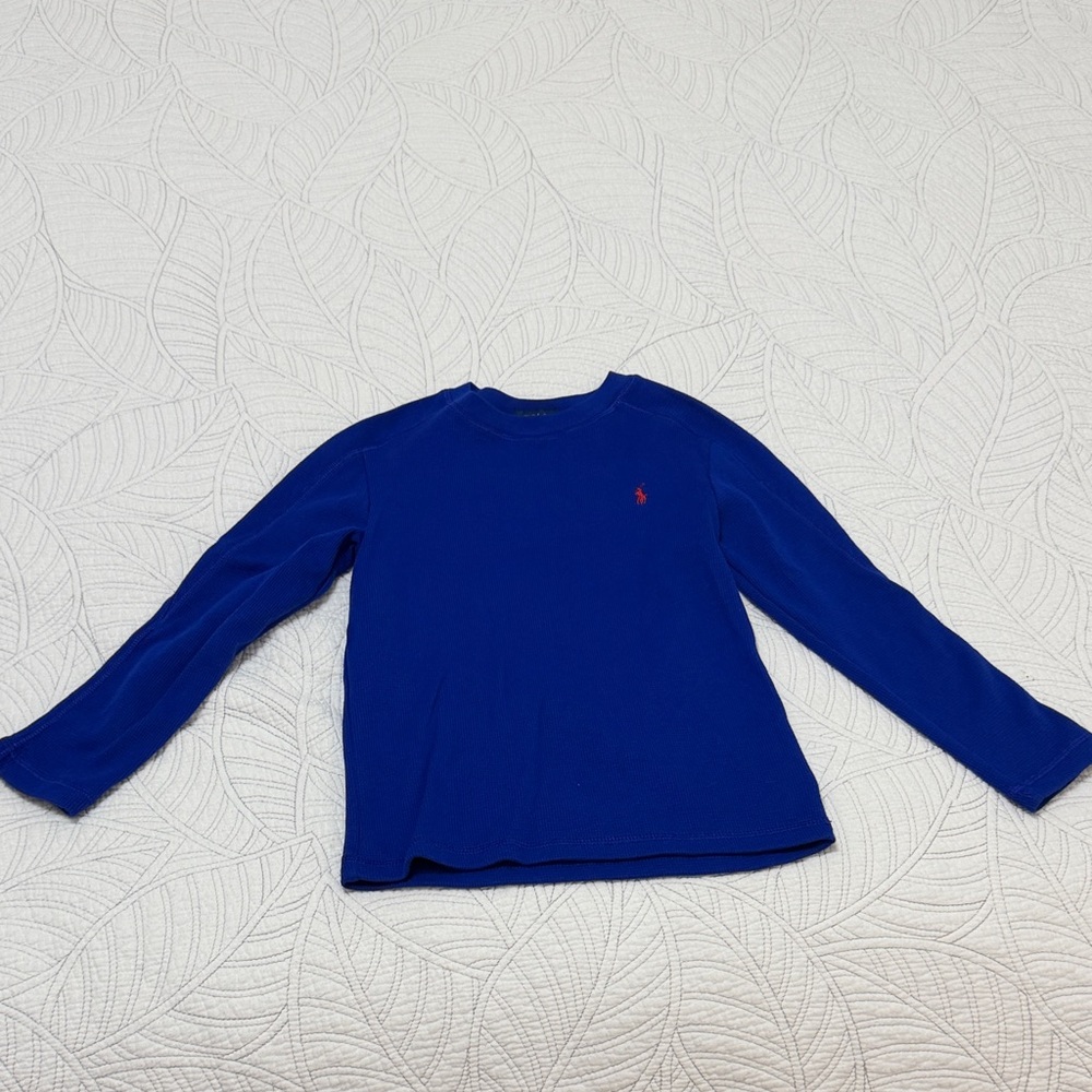 Polo by Ralph Lauren Kids Royal Blue Long Sleeve Tee